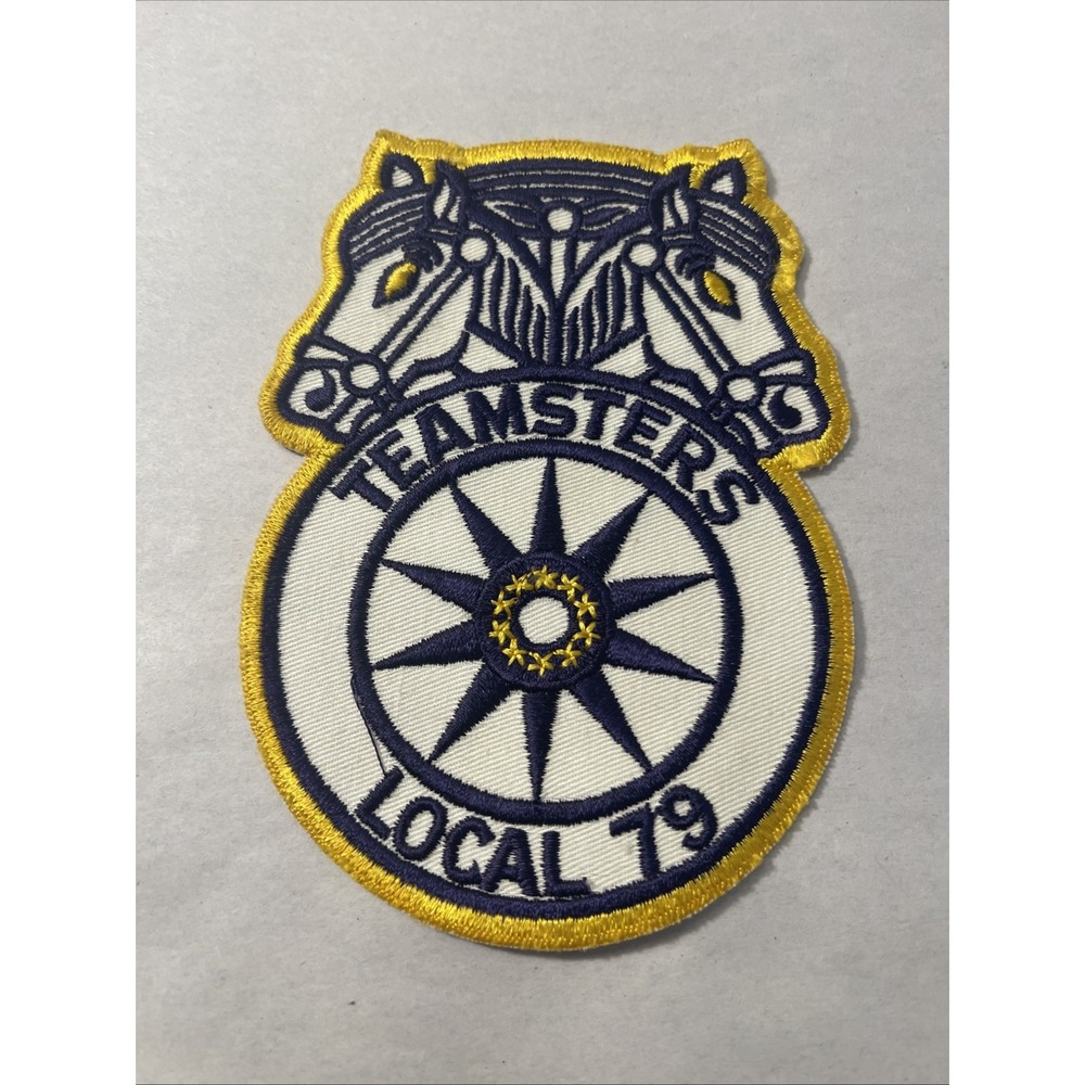 Teamsters Local 79 Patch Tampa Florida 4" wide x 5.5" Tall